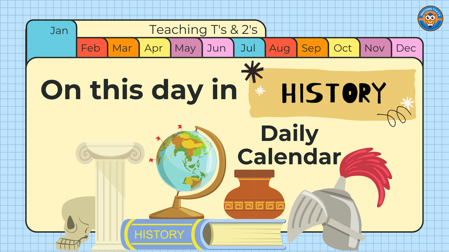 This Day in History Learning Library – January